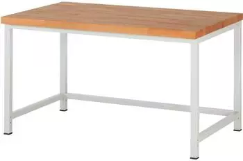 Rau Werkbank Serie 8000, h&ouml;henverstellbar 840-1040mm, 1500x900mm, Bucheplatte, 1250kg (8000-1)