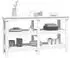 vidaXL Werkbank weiß 142,5x50x80 cm Massivholz Kiefer (823650)