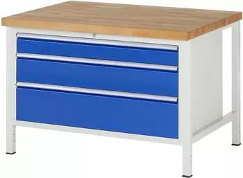 Rau Werkbank 8359A2, 1250x900x840mm, 2 Schubladen (03-8359A2-129B4S.11)