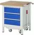 Rau Werkbank Serie 8000 absenkbares Fahrgestell, 3 Schubladen, 750x700x880mm (8157)
