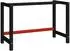 vidaXL Werkbankgestell Metall 120x57x79cm schwarz/rot (147928)