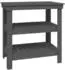 vidaXL Werkbank 78,5x50x80cm Massivholz Kiefer, grau (823641)