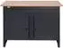 Jet-Line Werkbank Smolensk anthrazit, 120cm, 2 Schubladen, 2 Türen (12116)