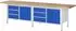 Rau Werkbank höhenverstellbar 3000x700mm, 6 Schubladen, 2 Türen (8468A2)