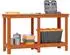 vidaXL Werkbank Kiefernholz massiv, wachsbraun, 140x50x80cm (870301)