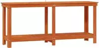 vidaXL Werkbank Wachsbraun 180 x 50 x 80 cm Massives Kiefernholz