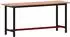 vidaXL Werkbank 180x55x81,5 cm Buche Massivholz und Metall (3188906)