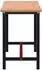 vidaXL Werkbank 180x55x81,5 cm Buche Massivholz und Metall (3188906)
