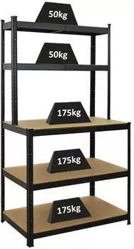 Proregal Giant Beast Packtisch 180x100x60cm, 175kg, schwarz (PR_RD29-01)