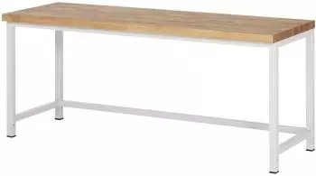 STIER H&ouml;henverstellbare Werkbank Premium 2000x700x840-1040mm RAL 7035 (906163)