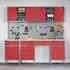 vidaXL Werkbank-Set 10-tlg., Stahl/Holz, rot (3321479)