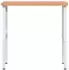 vidaXL Werkbank 100x60x(73-99,5) cm, Buchenholz, rechteckig