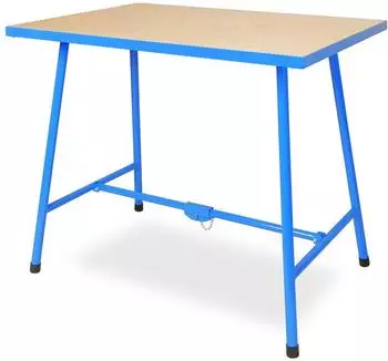 BRB Klappwerkbank 1000x700x855mm, blau, Metall (71469)