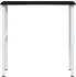 vidaXL Werkbank Massivholz Eiche dunkelbraun 100x60x(71,5-98)cm