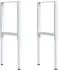 vidaXL Werkbank Massivholz Eiche dunkelbraun 100x60x(71,5-98)cm