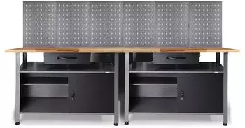 Ondis Werkstatt-Set Klaus 240cm mit 6 Lochwänden