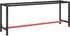 vidaXL Werkbankgestell 210x50x79cm Metall mattschwarz/mattrot (151454)