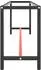 vidaXL Werkbankgestell 210x50x79cm Metall mattschwarz/mattrot (151454)