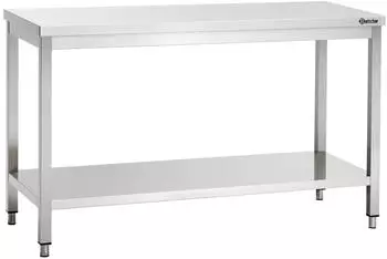 Bartscher Arbeitstisch 600, B1400, Edelstahl (307146)