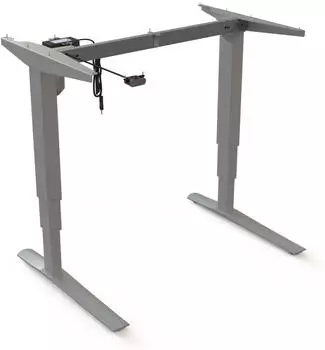 STIER Gestell 501-43 elektrisch höhenverstellbar, silber, 100x80cm (907758)