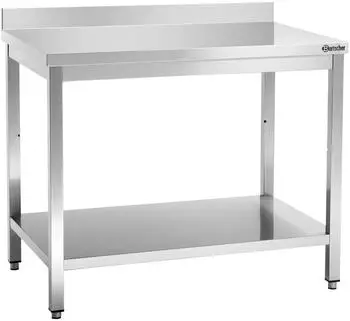Bartscher Arbeitstisch 700, B1300, MA, Edelstahl (308137)