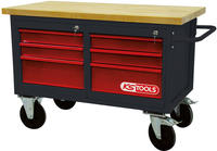 KS Tools Fahrbare Werkbank mit 6 Schubladen - 865.0011