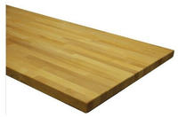 ADB Arbeitsplatte 2000x750x50 mm, Buche massiv, riegelartig verleimt, verzugsfest,