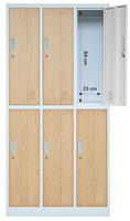 Jan Nowak Schliessfachschrank, Wei&szlig;, Beige, Metall, 90x185x45 cm, Schlafzimmer,