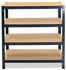 Shelfplaza Home 100 x 110 x 40 cm, Black / 3