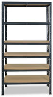 shelfplaza HOME 155x50x60 cm Schwerlastregal in anthrazit mit 6 B&ouml;den und 145...