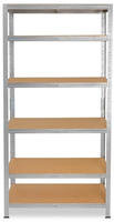shelfplaza Schwerlastregal, Silber, Metall, Rechteckig, 80x200x30 cm, Freizeit,