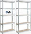 Arebos 2x Schwerlastregal 180x90x30cm 875 kg (AR-HE-SW30)
