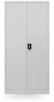 Jan Nowak Mehrzweckschrank, Grau, Metall, 90x185x45 cm, Schlafzimmer,