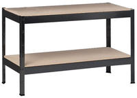 SCHULTE Regalwelt Schwerlastregal mit 2 Holzb&ouml;den, 43x100x40 cm (HxBxT),...
