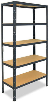 Shelfplaza Home Steckregal 5 Fachb&ouml;den 1800 x 1000 x 500 mm