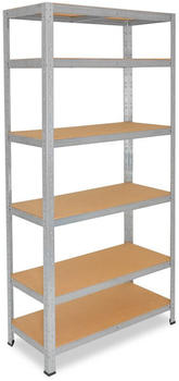 Shelfplaza Home Steckregal 6 Fachböden 2000 x 1200 x 400 mm