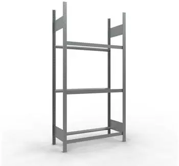 SCHULTE R&auml;dergrundregal 2000x1000x400 mm - 3 Ebenen &aacute; 1000 mm, verzinkt (13900)