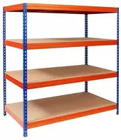 Weitspannregal Blau-orange 160 X 150 X 80 Cm