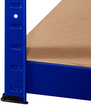 Arebos Schwerlastregal 180 x 90 x 40 cm 875 kg Blau