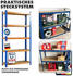 Karat Schwerlastregal Blau-Orange Traglast bis 875 kg 180 x 90 x 45 cm
