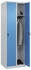 C+P Spind Classic PLUS 080000-20 bodenstehend 2 Abt. 300mm Drehriegel (HxBxT) 1850x600x500mm 7035/5012