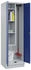 C+P Putzmittel-Spind Classic PLUS 80120-00 mit Sockel 2 Abt. je 300mm Drehriegel (HxBxT) 1950x600x500mm 7035/5010