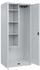 C+P Putzmittel-Spind Classic PLUS 80100-02 bodenstehend 2 Abt. je 400mm Drehriegel (HxBxT) 1850x800x500mm 7035/7035