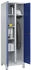 C+P Wäsche-/Kombispind Classic PLUS Füße 2 Abteile 1950x600x500mm 7035/5010 Verschluss Sicherheits-Drehriegel Front RAL 5010 Enzianblau
