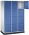 C+P Schließfachschrank Intro XL 12 Fächer H1950xB1220xT600mm Front Enzianblau Korpus Lichtgrau