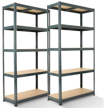 Arebos Schwerlastregal 180 x 90 x 40 cm 875 kg Schwarz