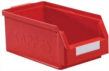 Kappes Sichtlagerkasten L350xB200xH150mm PE rot
