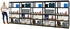 Proregal Mega Deal 5x Schwerlastregal Slim Elephant S HxBxT 180 x 90 x 45 cm 5 Ebenen Fachlast 350 kg Schwarz