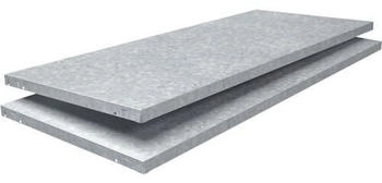 Schulte Regalboden Schulte verzinkt 120x3,5x50 cm 2er-Pack Stecksystem