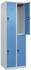 C+P Doppelstock-Spind Classic PLUS 2 Abteile 1850x600x500mm 7035/5012